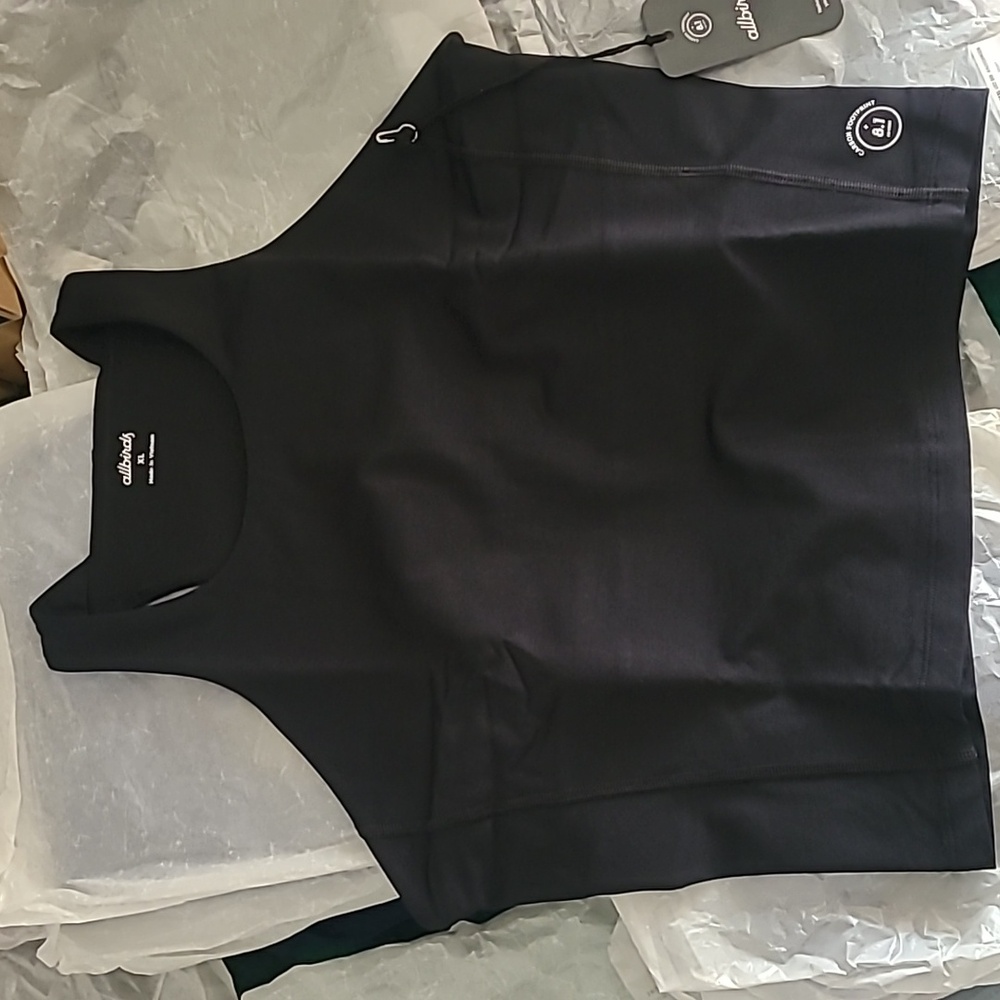 allbirds XL Woman's Natural Run FormTank in Natural Black